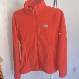 Coral Columbia Zip Up Jacket